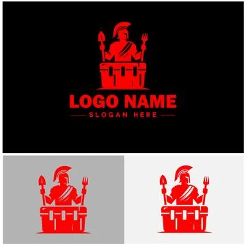 Toolbox icon Tool chest Tool kit Tool cabinet flat logo sign symbol editabl.. Illustrazione stock