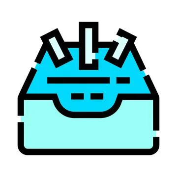 Toolbox icon with various work tools イラスト素材