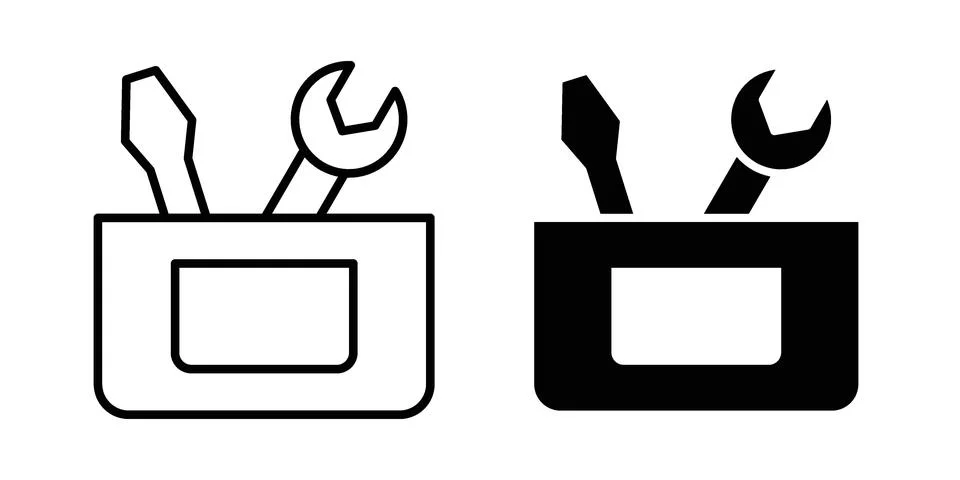 Toolbox icon vector design. EPS10 Stock Illustration