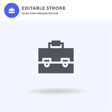 Toolbox icon vector, filled flat sign, solid pictogram isolated on white, logo イラスト素材