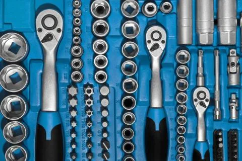 Toolbox set Stock Photos