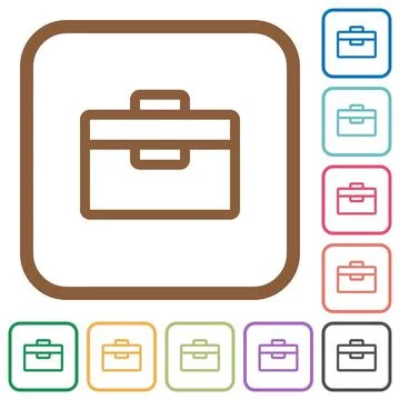 Toolbox simple icons Stockillustratie