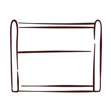 Toolbox simple in line art style isolated on a white background. Stock Illustration