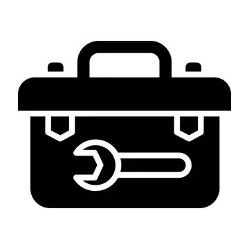 Toolbox Vector Icon Design Illustration Stock Illustration