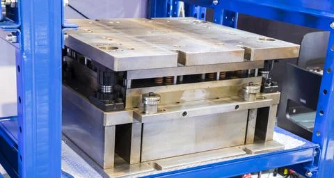 Tooling or die for metal processing keeping in shelf ; Stock Photos