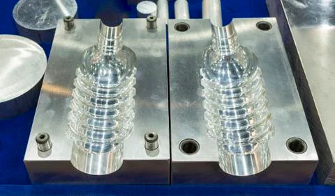 Tooling for plastic bottle injection Stock Photos