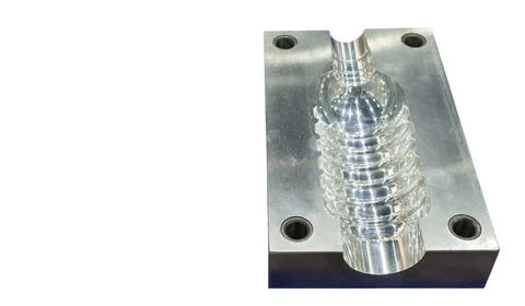 Tooling for plastic bottle injection Stock Photos