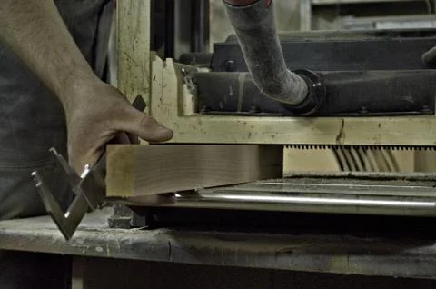 Tools and accessories for wood processing close up Stock Photos