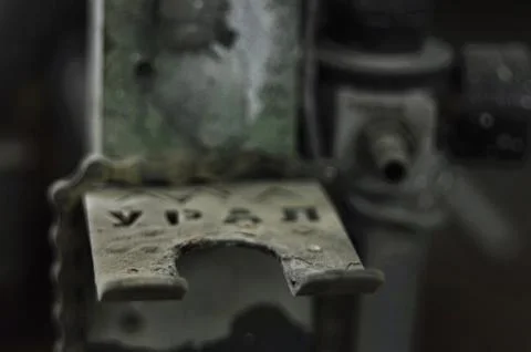 Tools and accessories for wood processing close up Stock Photos