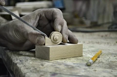 Tools and accessories for wood processing close up Stock Photos