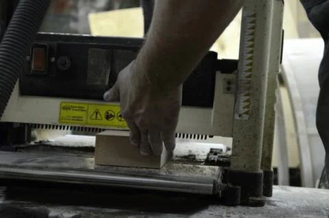 Tools and accessories for wood processing close up Stock Photos