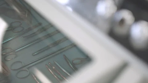 Tools in autoclave Stock Footage 101478361