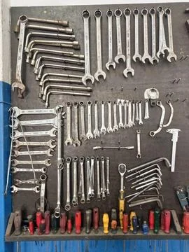 Tools available for the job Stock Photos