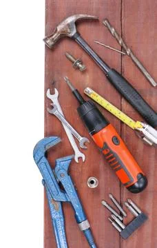 Tools background Foto stock