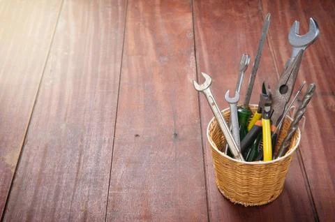 Tools background Stock Photos