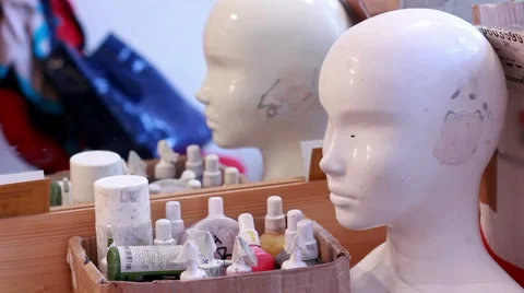 Tools for Bodypaint Kit Video stock 58150473