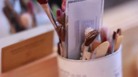 Tools for Bodypaint Kit Stock Footage 58153661