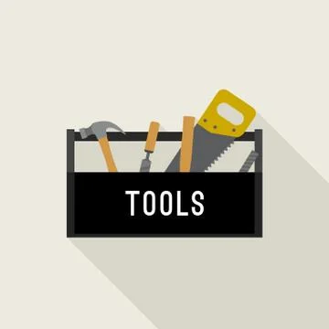 Tools box icon. Stock Illustration