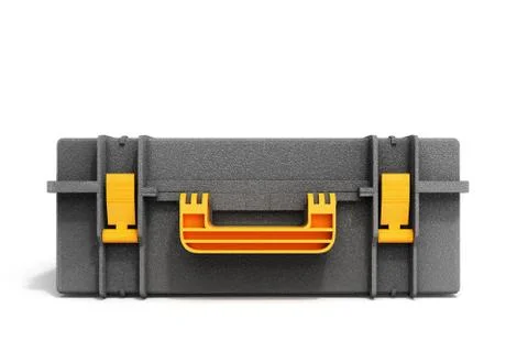 Tools case 3d render on white background Stockillustratie
