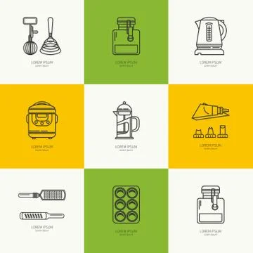 Tools for cooking food vector Stock Illustration