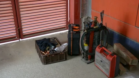 Tools for copper installation Stock-Footage 103865353