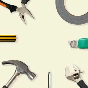Tools With Copy Space Fotos de archivo
