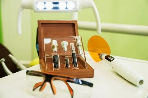 Tools for dental implants Stock-Fotos