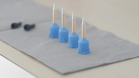 Tools Of Dentist Stock Footage 87860944