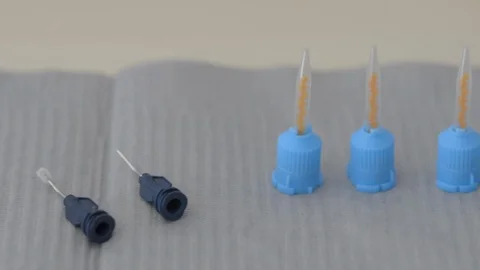 Tools Of Dentist Stock Footage 87861029