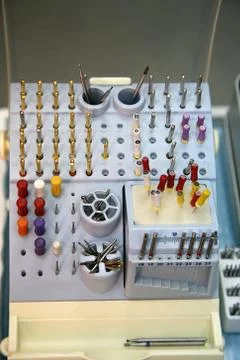 Tools of the dentist Stock Photos