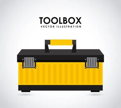 Tools design over gray background, vector illustration Stock Illustration
