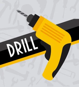 Tools design over gray background, vector illustration Stock Illustration