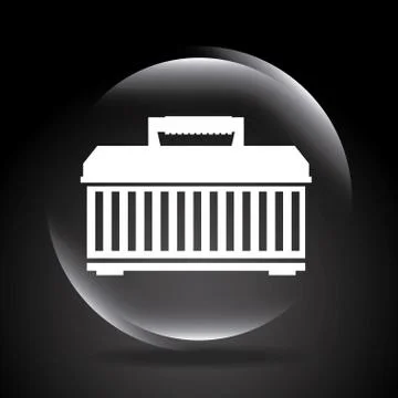 Tools design over gray background, vector illustration Stock Illustration