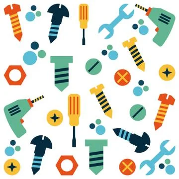 Tools design over white background, vector illustration Stock Illustration