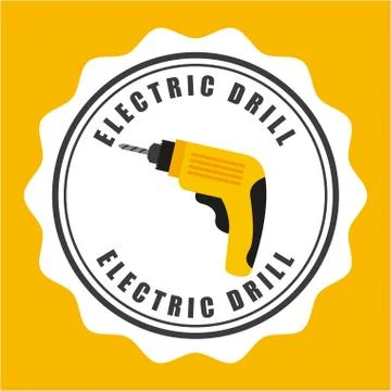 Tools design over yellow background, vector illustration Stock Illustration