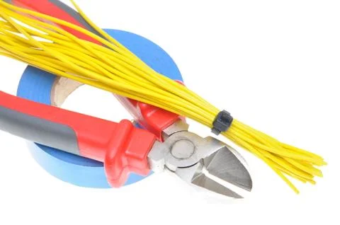 Tools for electricians for electrical installations Stock-Fotos