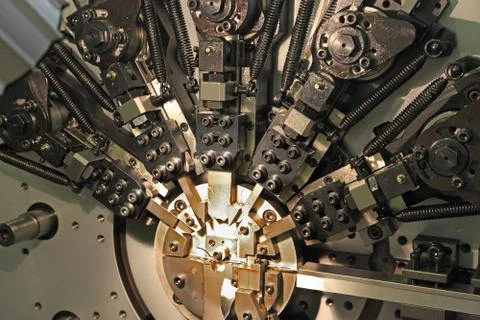 Tools expanded metal machine Stock Photos