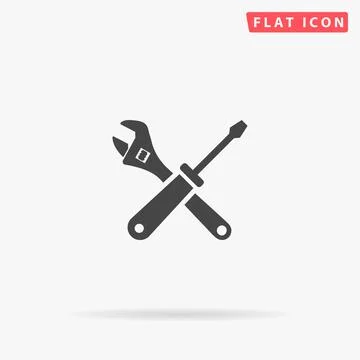 Tools flat vector icon Stock Illustration