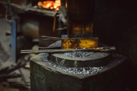 Tools in the forge Stock Photos