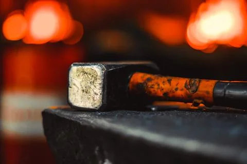 Tools in the forge Stock Photos