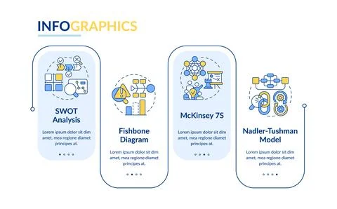 Tools of gap analysis rectangle infographic vector 스톡 일러스트