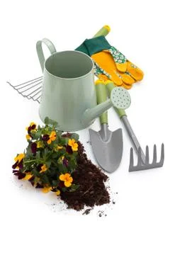 Tools for gardening. Stock Photos