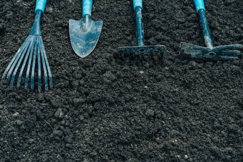 Tools for gardening Stock Photos