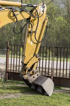 The tools of the Grab Machine rest when not in use. Stock Photos