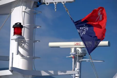 Tools that help passenger ship communication Stock Photos