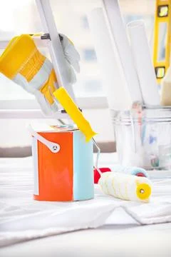 Tools for home renovation Stock Photos