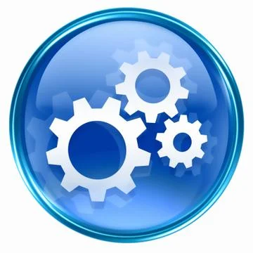 Tools icon blue, isolated on white background イラスト素材
