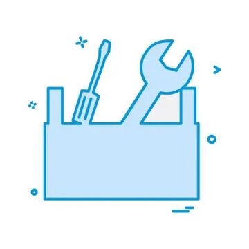 Tools icon design vector Stock Illustration