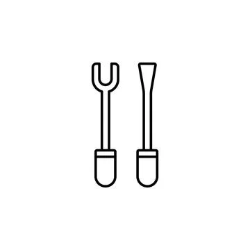 Tools icon. Element of production icon for mobile concept and web apps. Thin Stock Illustration