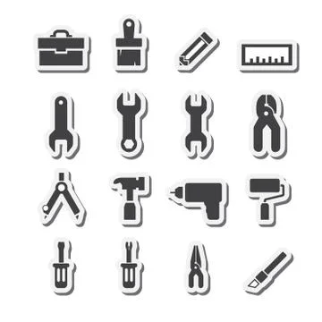 Tools icon Stock Illustration